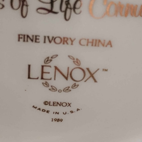 Vintage Lenox  Cornucopia with Gold Trim - Picture 3 of 4